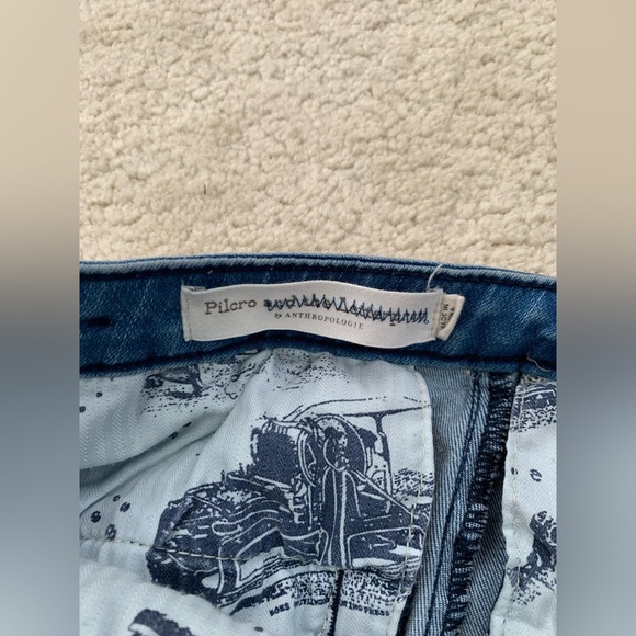 Pilcro and the Letterpress by Anthropologie Size 28 High Rise Denim Leggings - Picture 3 of 11